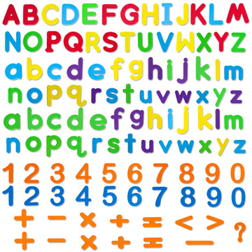 Lovestown 112Pcs Magnetic Letters Numbers, Refrigerator Alphabet Magnets Spelling Learning Magnets For Kids Toddlers Fun Early Education