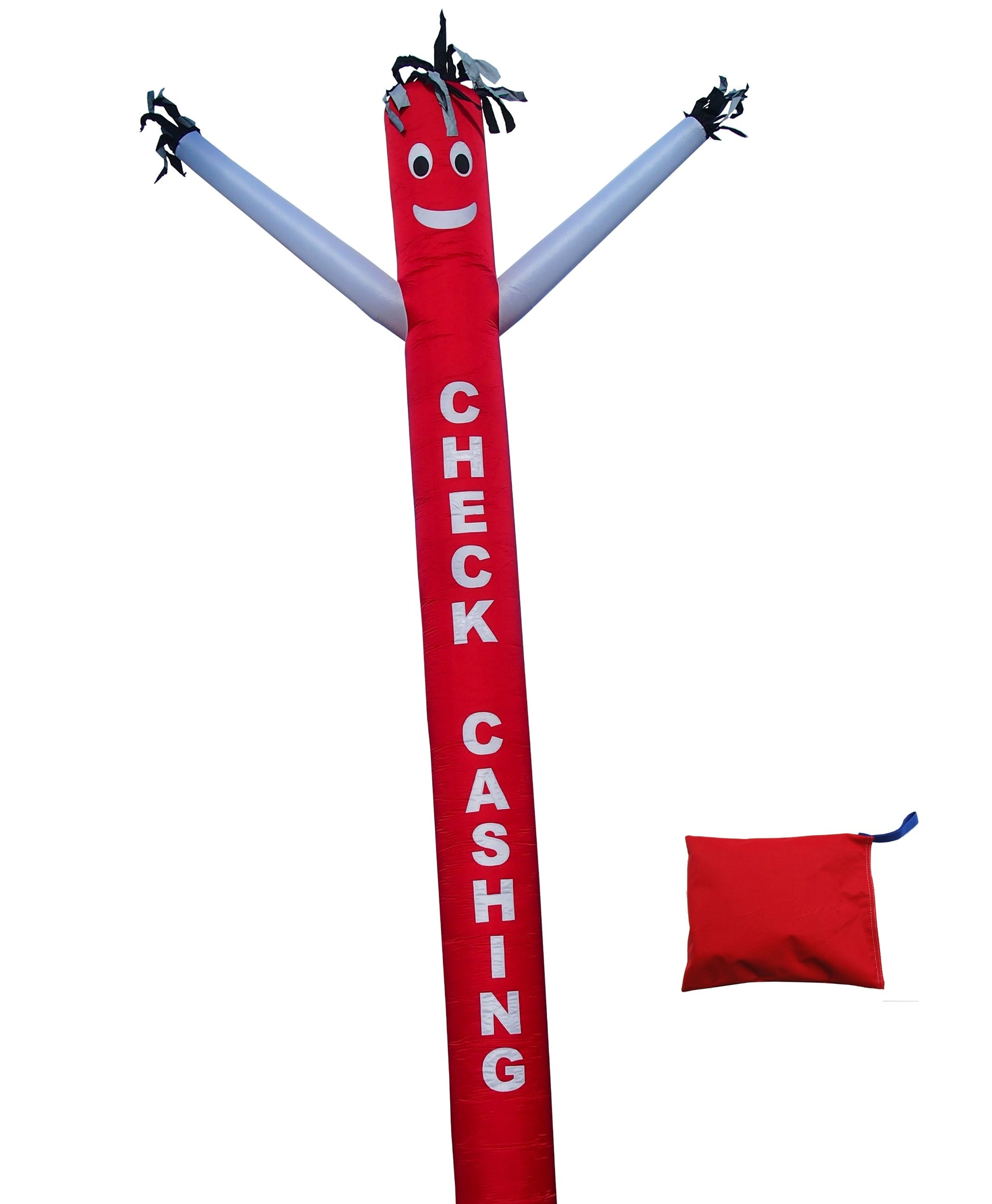 LookOurWay Air Dancers Inflatable Tube Man Attachment - 20 Feet Tall Wacky Waving Inflatable Dancing Tube Guy for Business Promo