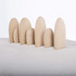 Guidecraft Wood Stackers - River Stones: 20 Natural Building Blocks Set For Children, Develop Fine Motor Skills