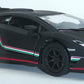 Kinsmart Lamborghini Veneno 1/36 Diecast Metal Toy Model (Black, Matt)