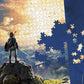 The Legend Of Zelda 'Breath Of The Wild' 1000 Piece Jigsaw Puzzle Collectible Puzzle Featuring Link From The Legend Of Zelda Video Game Officially Licensed Nintendo Merchandise