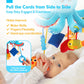 Hahaland Baby Toys 0-6 Months - Octopus Toy With Pulling Cords, Squeaky, Crinkle, Rattle, Mirror - Montessori Toys Developmental Newborn Sensory Toy 2 3 4 Month Babies Gifts Easter Basket Stuffers