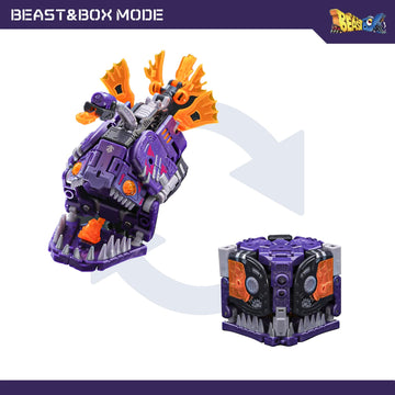 52Toys Deformation Toy Beastbox Series Bb-42Kr Kharon, Robot Deformation Toys For 8 Year Old Boy Gift, Fish Action Figures