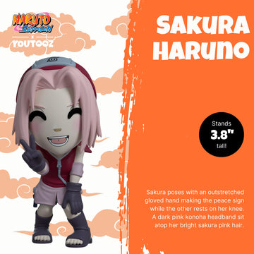 Youtooz Sakura Haruno, 3.8'' Inch Naruto Anime Figure, Collectible Sakura Haruno Vinyl Figure Naruto Collection