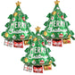 Hadckja Christmas Tree Balloons Christmas Balloons Christmas Tree Foil Balloons For Christmas-Themed Party Birthday Party Suppli