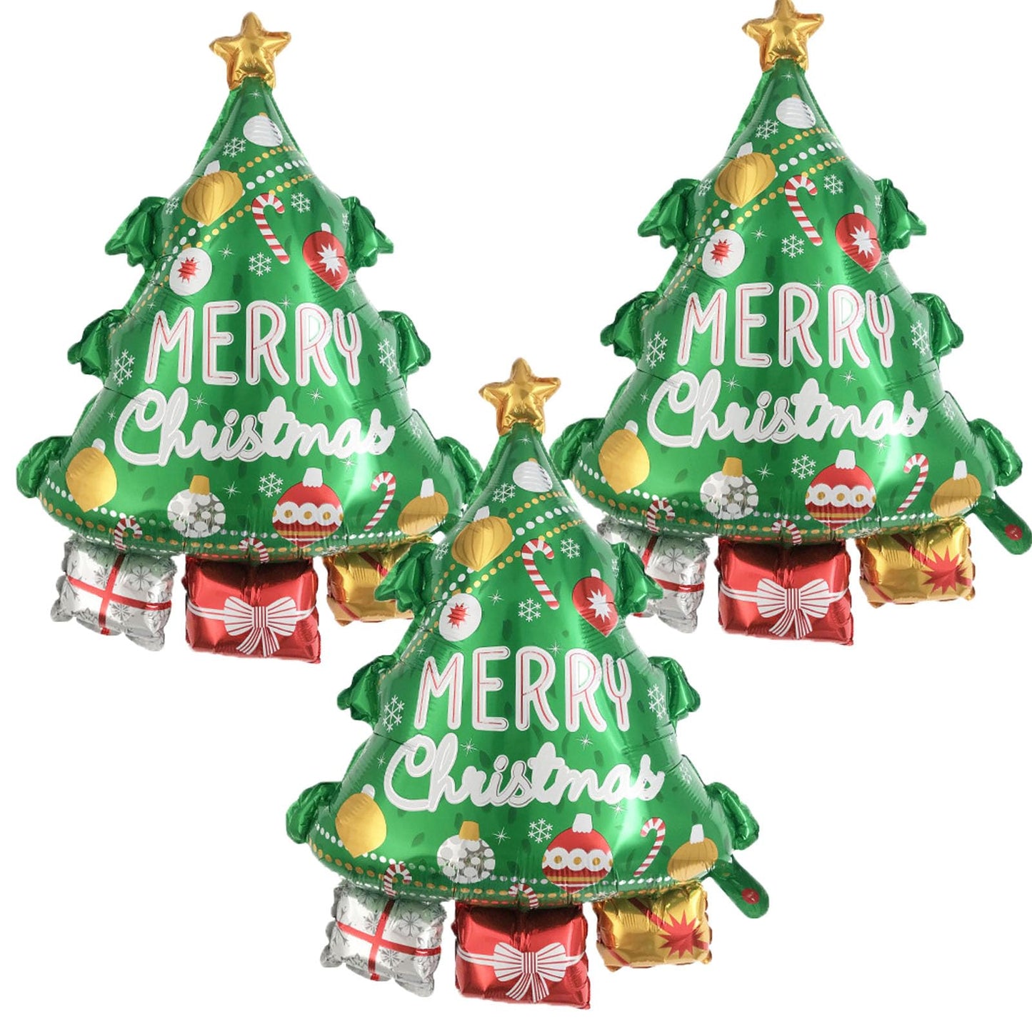 Hadckja Christmas Tree Balloons Christmas Balloons Christmas Tree Foil Balloons For Christmas-Themed Party Birthday Party Suppli