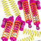 Brcatw Big Bore Rc Shock Absorber Upgrades Kit For 1/10 Slash 4X4/2Wd+Stampede 4X4/2Wdilitogen|Rustler 4X4, Alloy Front+Rear Sho
