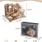 Sainsmart Jr. 3D Wooden Puzzles For Adults, 225 Pcs Marble Run Wood To Build, Electric Driven Mechanical Model Building Kit, Diy Gift For Aged 14+, Roller Coaster