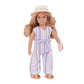 Lori - Marina'S Terrace Set - Mini Doll & Toy Terrace Furniture - 6-Inch Doll & Dollhouse Accessories - Chairs, Table, Umbrella,