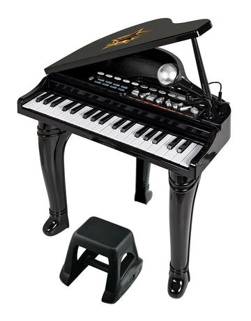 Winfun Symphonic Grand Piano Set for Kids 3+ Years 37 Keys 15 Demo Songs 8 Instruments & Rhythms Record & Playback Detachable Mi