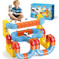 Kidoyz 169 PCS Train Set Toys for Kids 39 Years, 169 PCS Magnetic Electric Track Car Set, STEM Building Blocks Race Track Toy f