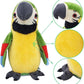 Talking Parrot  Repeats What You Say Plush Animal Toy Electronic Parrot for Boys  Girls Gift