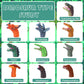 10Pcs Dinosaur Finger Puppets, Dinosaur Birthday Party Decorations Supplies Finger, Rubber Finger Puppets, Bath Finger Puppets B