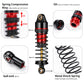 Brkrc Aluminum Front Rear Shocks Absorber Rc Damper For Arrma 1/18 Granite Typhon Mojave Grom Rc Crawler Upgrade (Black&Red)
