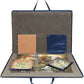 Lavievert 1500 Pieces Jigsaw Puzzle Board With Padded Cover, Portable Puzzle Case With 6 Sorting Trays, Puzzle Caddy Puzzle Storage Saver With Non-Slip Surface For Adults And Kids