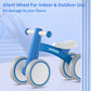 SEREED Baby Balance Bike for 1 Year Old, 4 Wheels, Aluminum, Small, Blue New, Model UD30