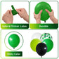 Green Black And White Balloons, 60 Pcs Green And Black Balloons Set With Green Black White Confetti Balloons, Lime Green Balloon