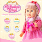 Poco Divo Walking Doll 17' Interactive Vinyl Toy Baby Sonic Control Cuddly Girl Singing Talking Blonde Princess With Blinking Eyes