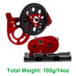 AMK 1/10 Transmission 30% OD Transfer Case Forward Motor Mount with Delrin Spur Gear for 1/10 RC Crawler Axial SCX10 II Element