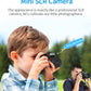 Moreximi Kids Camera, Digital Camera For Kids 3-8 Year Old, Birthday, Toys For Girls, 2.4' Ips Screen, Video Camcorder With Flash, 32G Card Included, Perfect Size (Black)