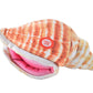Wild Republic Wild Calls Conch Queen Shell, Stuffed Animal, 8 Inches, Plush Toy, Fill Is Spun Recycled Water Bottles