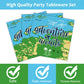 Wiooffen 96 Pcs Adventure Awaits Party Supplies Travel Map Party Plates Napkins Forks For Birthday Retirement Going Away Bon Voy