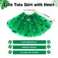 Mumufy 3 Pieces St. Patrick'S Day Tutu Skirt For Women Teen Girls Lightweight Green Tutu St Patricks Day Costumes For Party (3-8