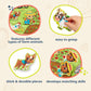 B. Toys- Peek & Explore - Barnyard- Wooden Peg Puzzle – Farm Puzzle For Toddlers, Kids – 8 Barnyard Pieces – Barn, Animals, Farmers & More – 2 Years +