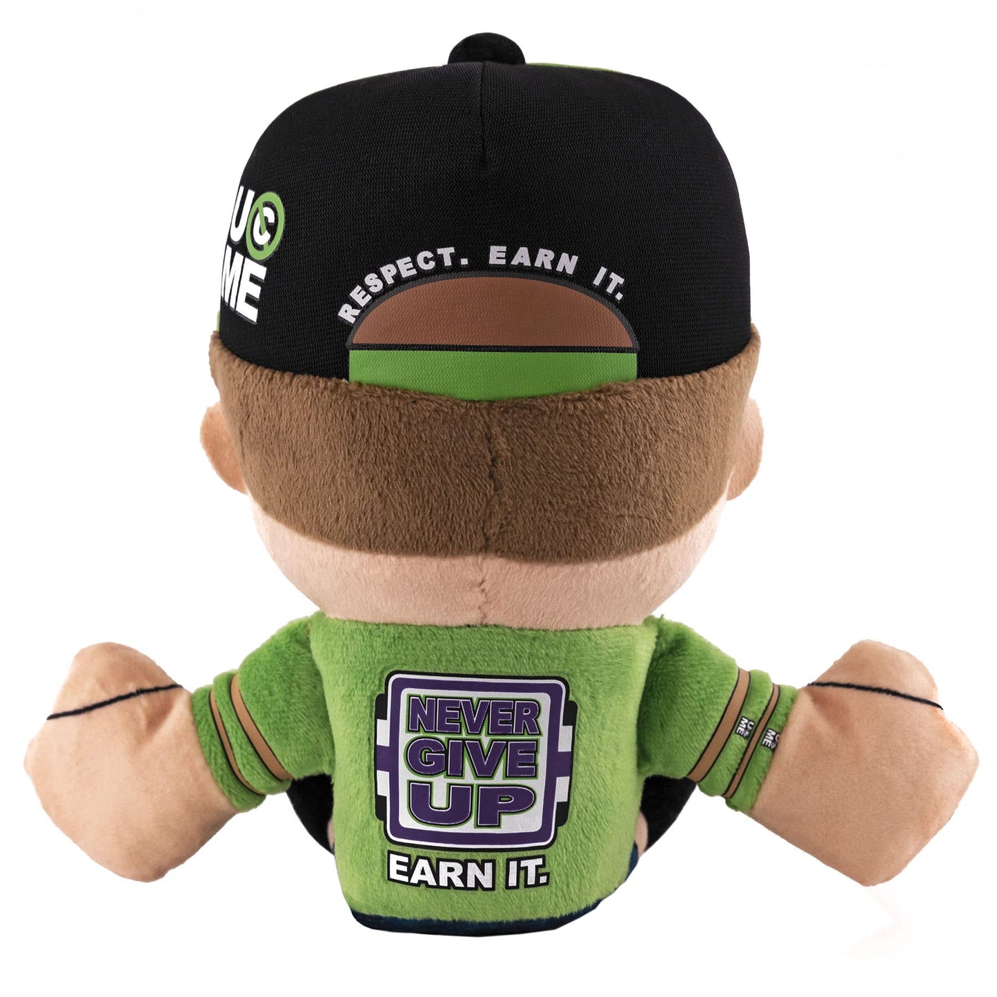 Bleacher Creatures John Cena Plush Toy - 8" Soft Chibi Doll, Crystal Velboa Polyester, WWE Wrestling Superstar