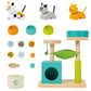 Hape Cute Kitten House Toy Set, Wooden Toys, Dollhouse Accessories