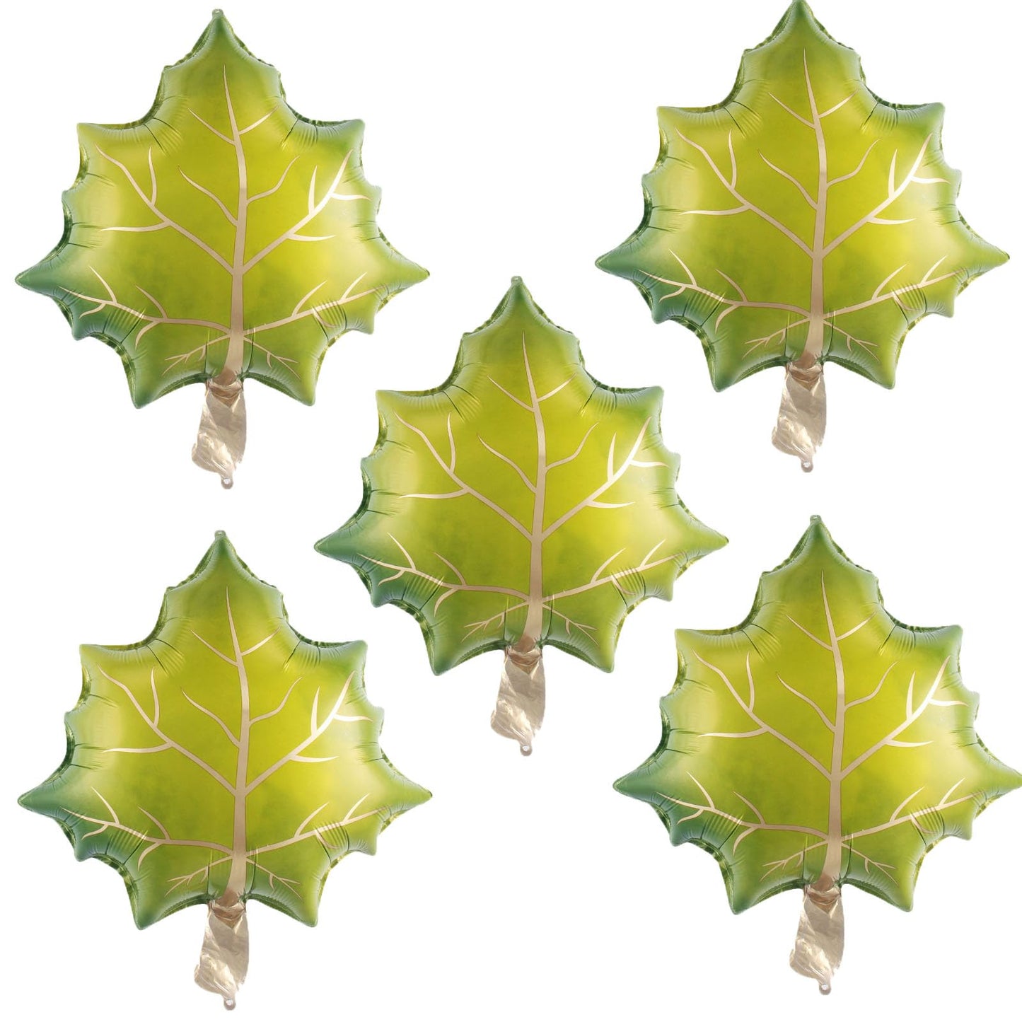 Hadckja Green Maple Leaves Balloon Thanksgiving Balloons Maple Leaves Balloons Fall Harvest Thanksgiving-Themed Party Birthday P
