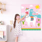 WERNNSAI Pin The Tail on The Llama Party Games - Llama Theme Birthday Supplies for Kids Girls 21 x 28 Poster 24 Pcs Tails Alpaca