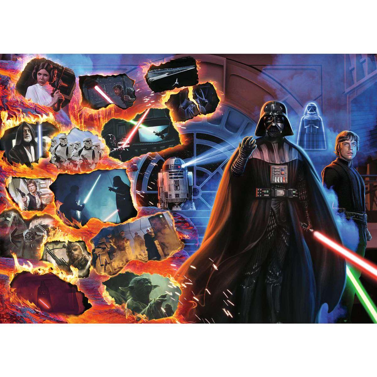 Ravensburger Star Wars Villainous: Darth Vader and Figurine 1000 Piece Jigsaw Puzzle for Adults - 12001119 - Handcrafted Tooling