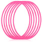 Poen 10 Pcs Exercise Hoop Adjustable Detachable Plastic Toy Hoop Colored Hoop Circles Playground Toys For Gymnastics Games Dog A