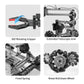 Yazhiyi Robot Arm Building Toys, Flexible Remote Control Robotic Arm With 360 Gripper And Wheels, Stem Educational Birthday Gift