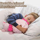 Cuckool Pink Axolotl Stuffed Animals, Microwavable Stuffed Animals Heating Pad For Cramps, Pain Stress Relief, Heatable & Coolab