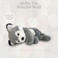 Worlds Softest Plush Wonder Wolf, Lushee, Large, 16 Stuffed Animal for Baby, Toddler, Kids, Adults, Wolf Plush Toy Soft, Huggab
