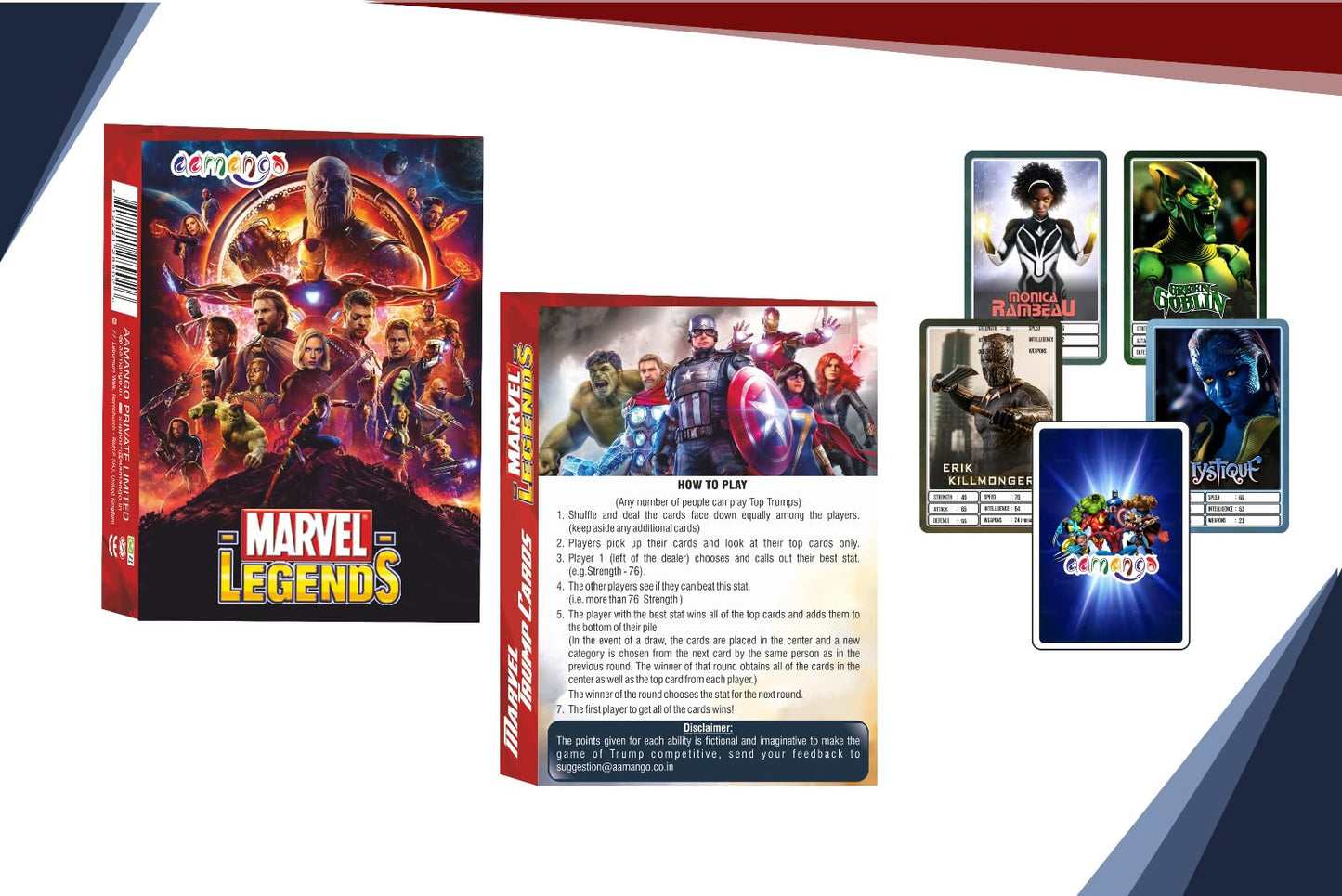 Aamango Trump Cards (Marvels Trump Cards (Movies & Series))
