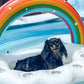Vickea Inflatable Rainbow Cloud Drink Holder, Pool Float Party Accessories For Water Fun