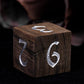 Hddais 7Pcs Wooden Polyhedral Dice Set, D&D Wood Dnd Dice Set With Metal Box For Dungeons And Dragons Role Playing Tabletop Game