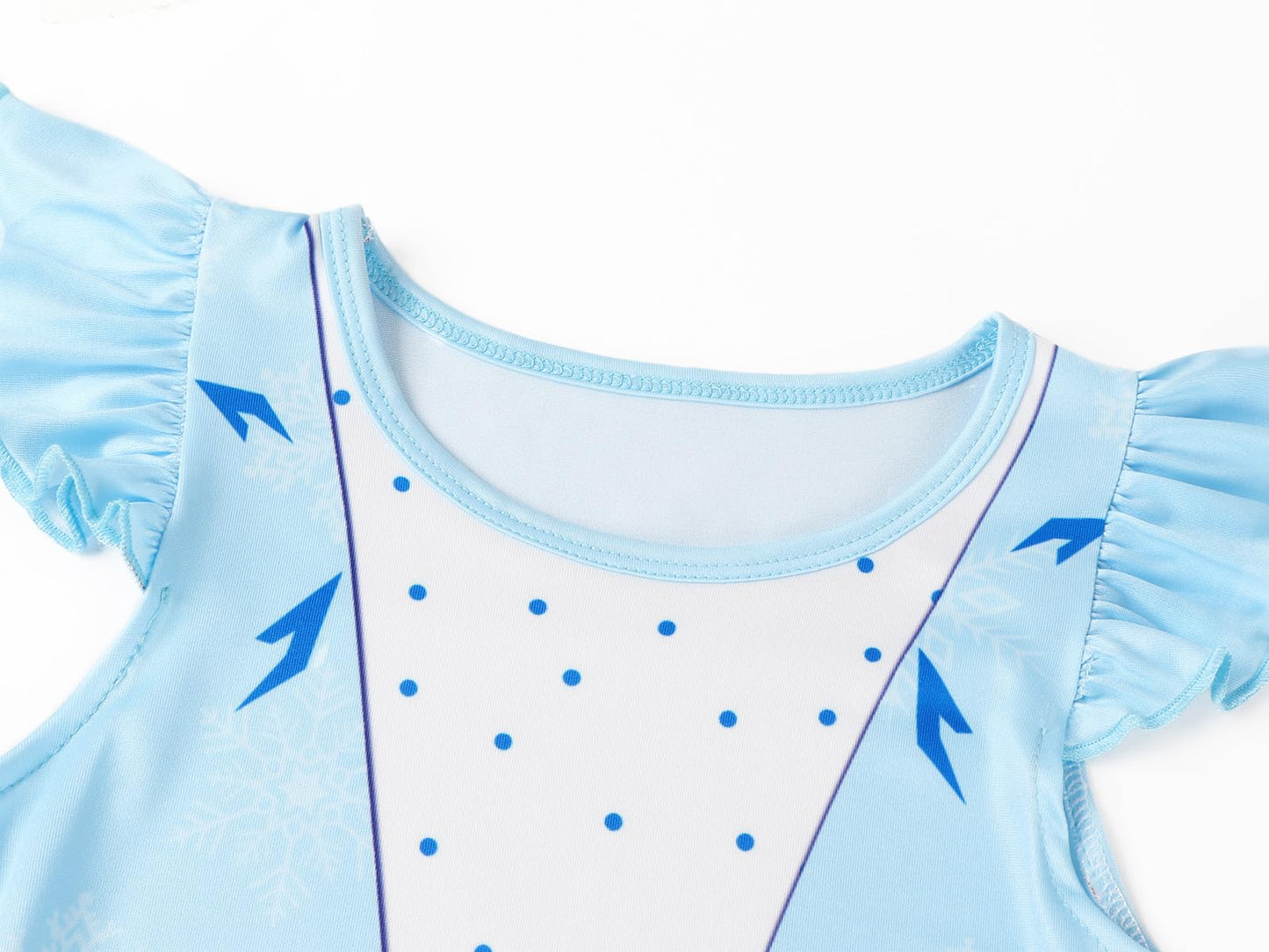 Sukyfecde Girls Princess Dresses Toddler Kids Costume Birthday Party Dress Halloween Cosplay Outfits 4T Blue