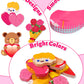 Yetonamr Valentines Wooden Puzzles Gifts For Kids, 4 Pack Toddler Valentines Day Toys For Boys Girls, Valentines Gifts For Kids Classroom, Montessori Toys Valentines Day Party Favors
