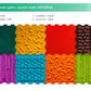 Forest Path Multi-Functional Sensory Mat For Autism 8 Pcs Therapy And Play, Featuring Puzzle Tiles And Orthopedic Massage, Modul