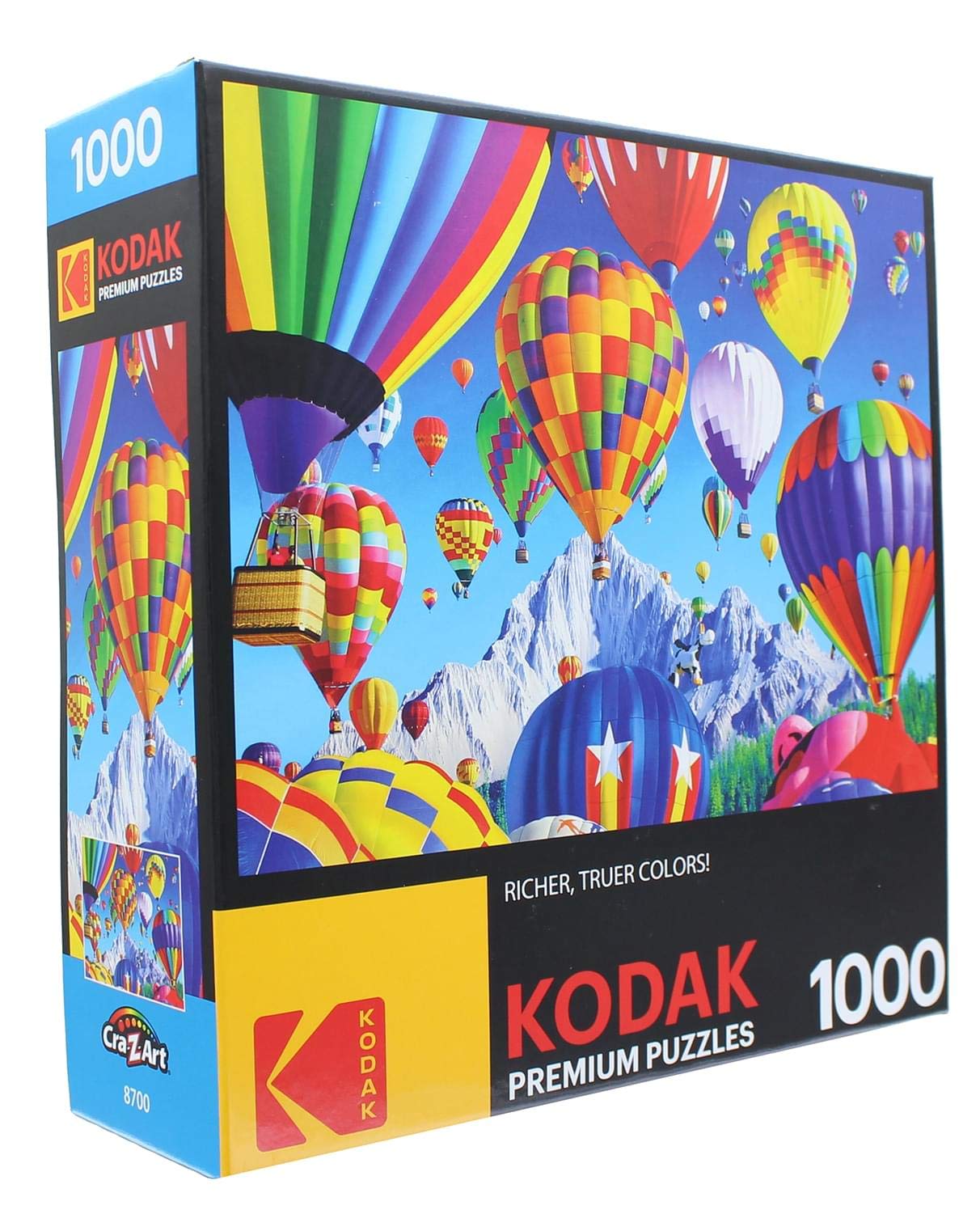 Roseart - Kodak Premium - Balloons Over A Mountain - 1000 Piece Jigsaw Puzzle For Adults