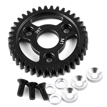 BRKRC Carbon Steel 1M 36T 38T 40T Main Spur Gear for 1/8 Tra-xxas Revo 2.5 3.3 Upgrade Parts (38T)