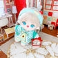 Niannyyhouse 20Cm Plush Doll Clothes Headband Hoodie Coat Pants Doll Dress Up (Green)