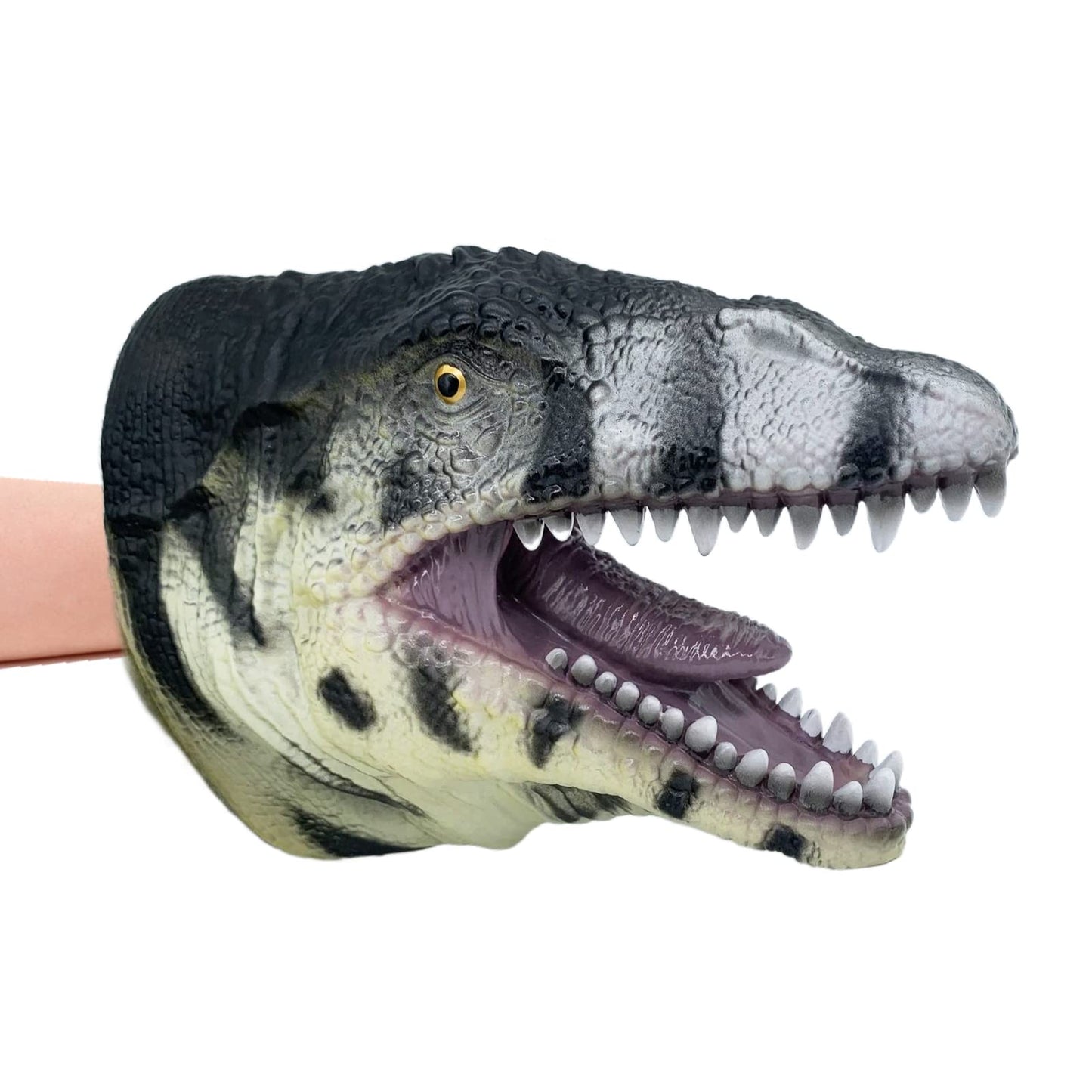 Gemini&Genius Mosasaurus Dinosaur Hand Puppet, Dinosaur Scary Toys, Great Party Supplies, Boys Birthday Gift, Collection, Cake T