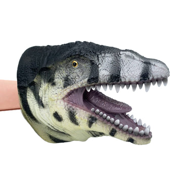 Gemini&Genius Mosasaurus Dinosaur Hand Puppet, Dinosaur Scary Toys, Great Party Supplies, Boys Birthday Gift, Collection, Cake T