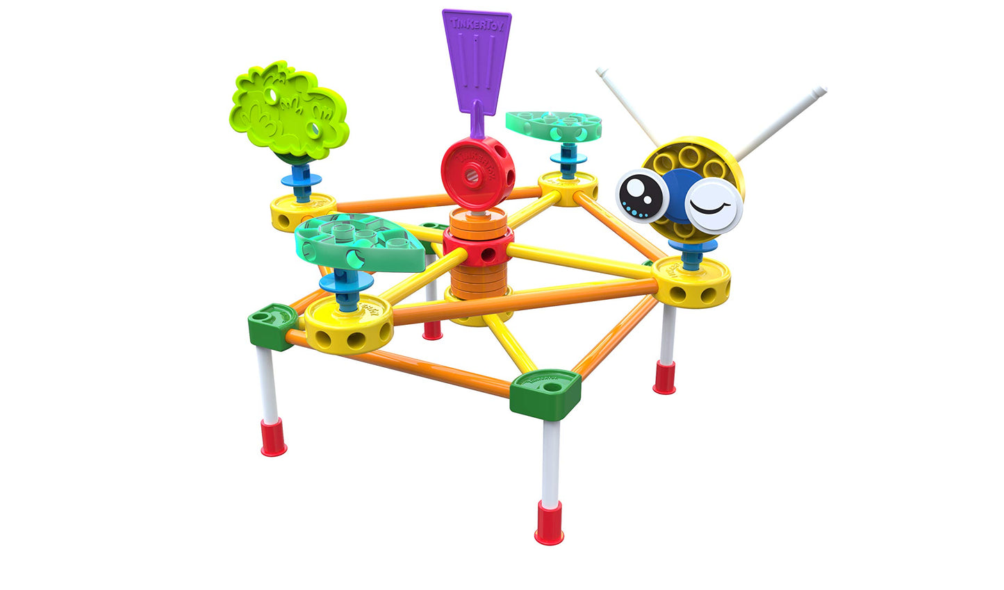 Tinkertoy Adventures Building Set - 100 Parts - Ages 3 & Up - Creative Preschool Toy