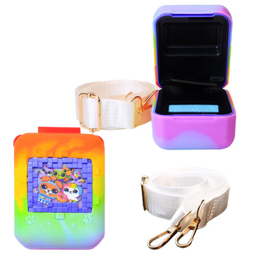 Cfyosnk Silicone Cover Case With Lanyard For Bitzee Interactive Toy Digital Pet And Accessories